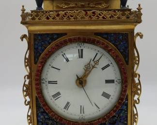 Lot 144 CHINESE ORMOLU CLOCK