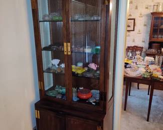 Glass Door Lighted Cabinet