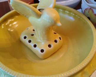 Bird Frog and Bowl