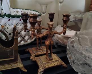 Pair of Brass Candle Holders