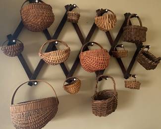 Assorted Oak Baskets
