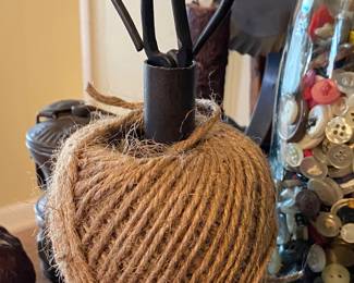 Yarn and Scissor Holder