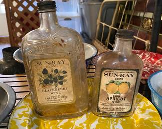 Old Paper Label Car-Cal Winery Bottles