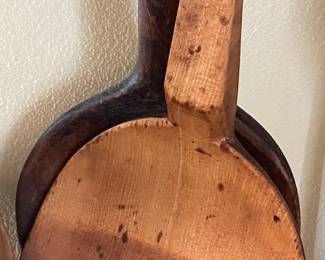 Wooden Butter/Lard Paddle Scoops