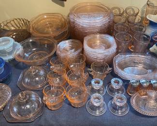 Pink Depression Glass