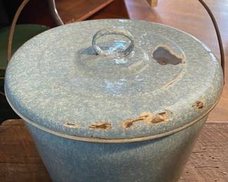 Blue and White Granite Ware/Enamelware