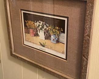 Signed Bob Timberlake "Daisies" Print