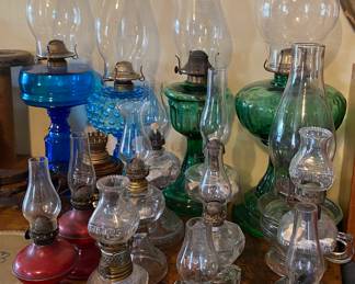 Assorted Oil Lamps (Finger Lamps and More)