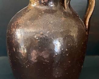 Brown Pottery Mini Jug