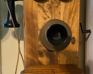 Oak Wall Telephone