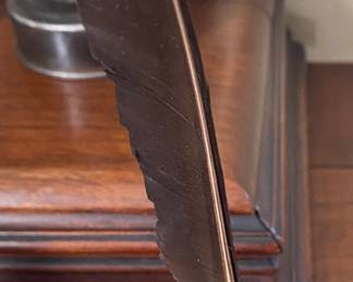 Cobalt Decorated Jugtown Inkwell