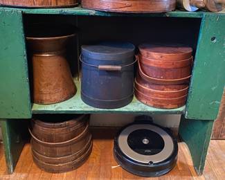 Primitive Green Paint Display