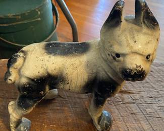 Cast Iron Boston Terrier Door Stop