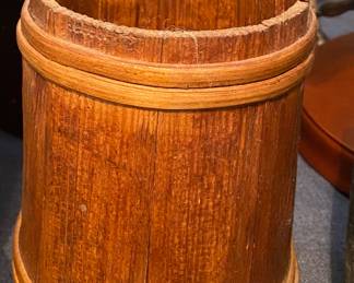Primitive Wooden Bucket