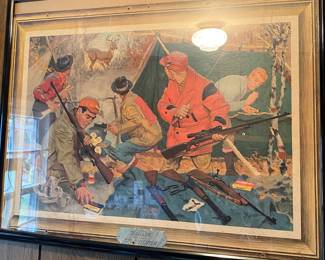 Large Old Winchester Calendar Topper