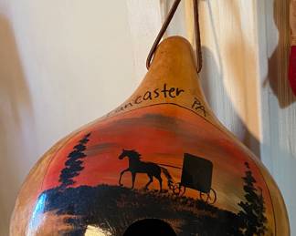 Decorated Lancaster, Pa. Gourd
