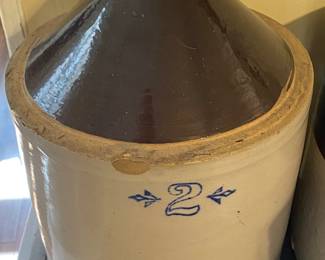 Two Gallon Stoneware Jug