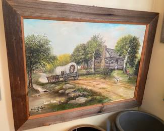 Mildred Ballard Oil on Canvas (Kernersville Artist)