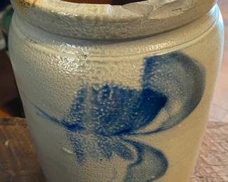 Cobalt Decorated Stoneware Pottery