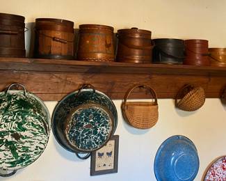 Smaller Firkins and Granite Ware