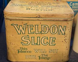 Weldon Slice Tobacco Can