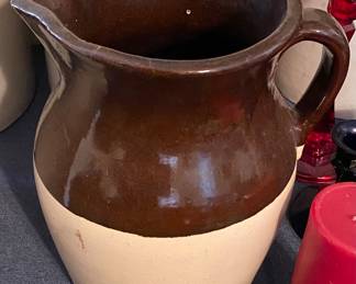 Stoneware Pitcher