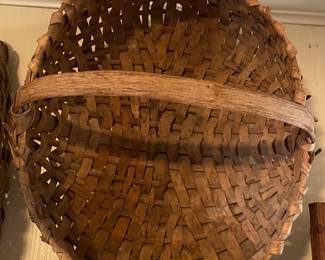 Several Oak Baskets