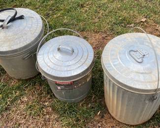 Galvanized Cans