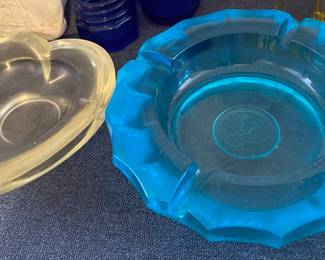 Mid-century Glass Ashtrays
