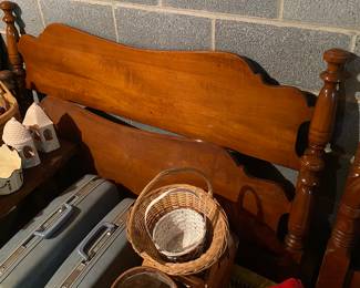 Bed with Four Piece Bedroom Suite