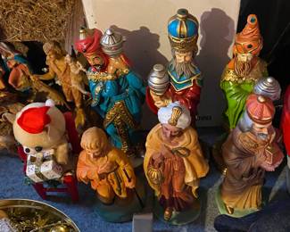 Vintage Nativity Pieces