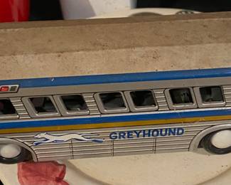 Small Tin Litho Greyhound Bus