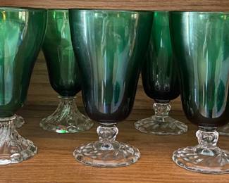 Anchor Hocking Emerald Glasses