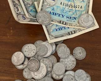 Assorted Japanese Coins