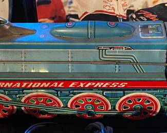 Friction Powered Tin Litho Train