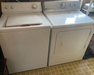 Whirlpool Washer and Maytag Dryer