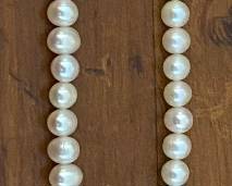 Pearl Necklace with 14K Gold Clasp