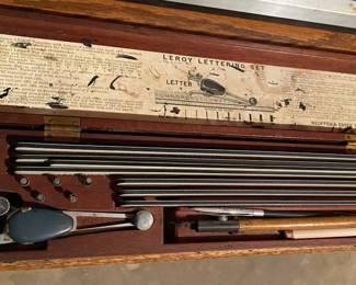 Leroy Lettering Set in Case