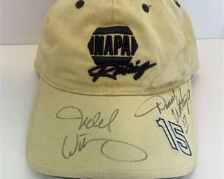 Signed Darrell  Michael Waltrip Napa Baseball Hat 