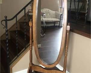 Floor Standing Cheval Mirror 