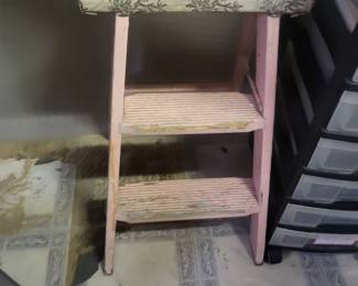 Small vintage step stool