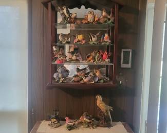 Bird figurines collection