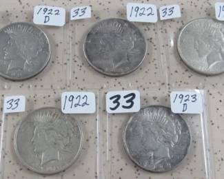 Peace Silver Dollars