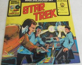 1976 Star Trek Book & Record Set - All Complete & Excellent Condition