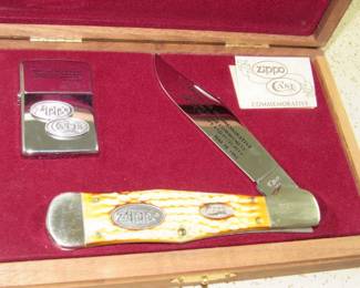 Case XX & Zippo Lighter Collectors Set