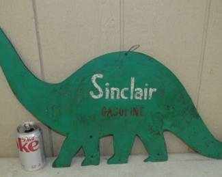 Masonite Sinclair Gasoline Dino Sign