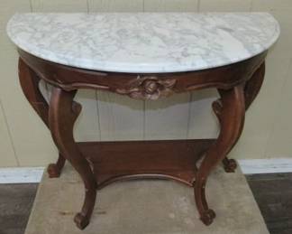 Marble Top Wall Table