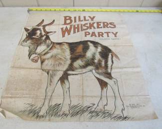 1915 Billy Whiskers Party Cloth Game