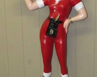 5' Tall Cast Aluminum Betty Boop Statue