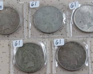 Peace Silver Dollars